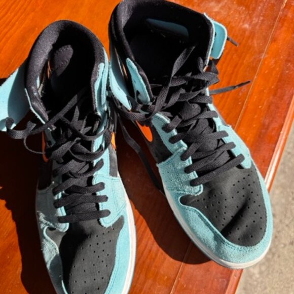 Nike Jordan 1 Zoom CMFT 2 - Bleached Aqua Bright Citrus - Used like new - Picture 3 of 7